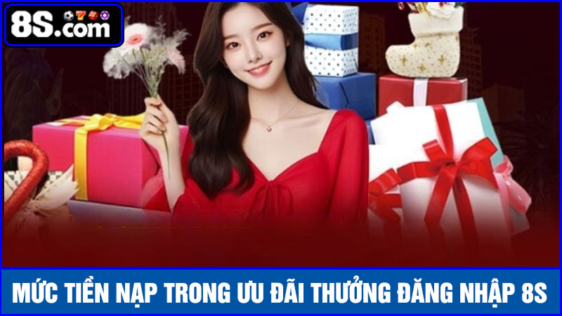ưu đãi thưởng đăng nhập 8S liên tục