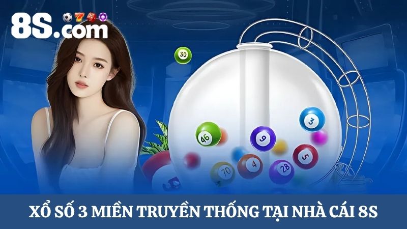 xổ số 8S 3 miền